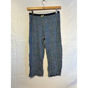 Kensie Pajama Pants Womens L Heart Print Lounge Sleep Elastic Waist